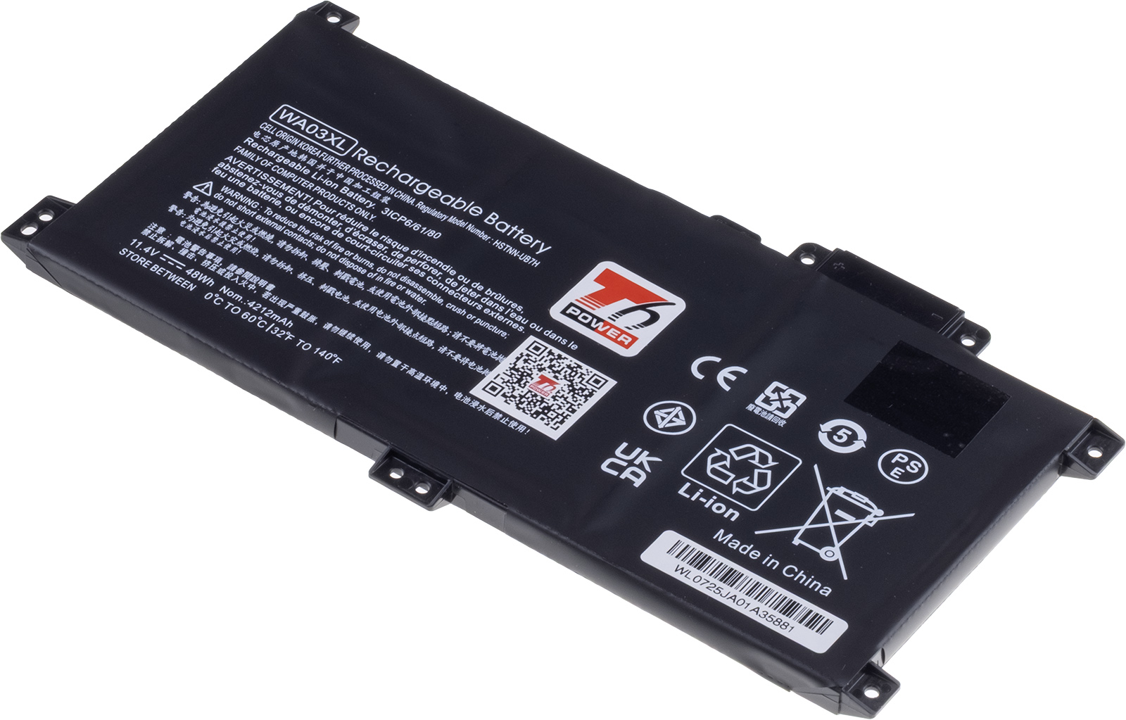 Batéria pre Hewlett Packard Pavilion 15-br060 x360 serie